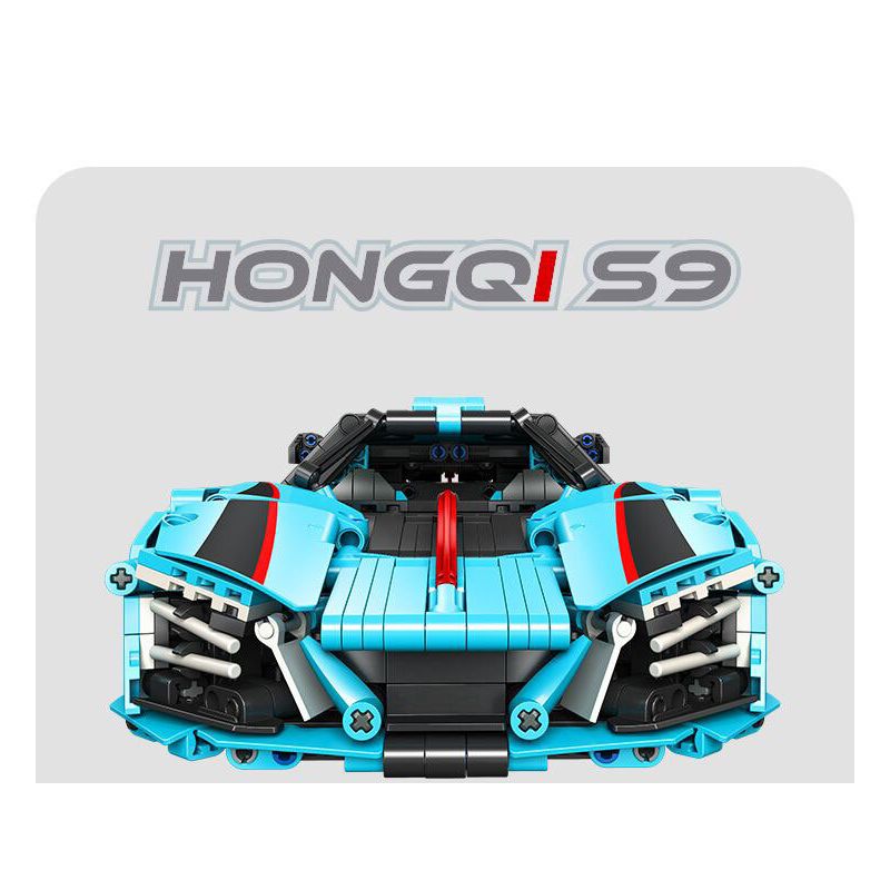 JIESTAR 58108 non  XE THỂ THAO HONGQI S9 tỷ lệ 1:14 bộ đồ chơi xếp lắp ráp ghép mô hình  Kỹ Thuật Công Nghệ Cao Mô Hình Phương Tiện 1626 khối