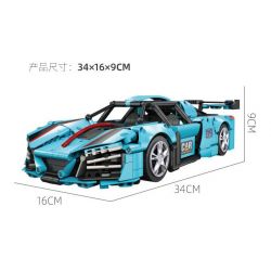 JIESTAR 58108 non  XE THỂ THAO HONGQI S9 tỷ lệ 1:14 bộ đồ chơi xếp lắp ráp ghép mô hình  Kỹ Thuật Công Nghệ Cao Mô Hình Phương Tiện 1626 khối