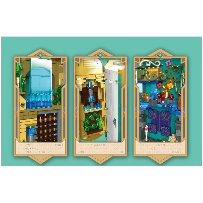 JIESTAR 58102 non  CUỐN SÁCH BẦU TRỜI bộ đồ chơi xếp lắp ráp ghép mô hình Movie & Game Phim Và Trò Chơi 897 khối