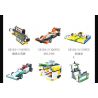 JIESTAR 58103 non  XE DU LỊCH F1 8 TỔ HỢP bộ đồ chơi xếp lắp ráp ghép mô hình Racers FORMULA 1 Đua Tốc Độ 862 khối