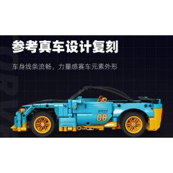JIESTAR 58096 non  XE THỂ THAO CHEVROLET CORVETTE bộ đồ chơi xếp lắp ráp ghép mô hình Racers Đua Tốc Độ 608 khối