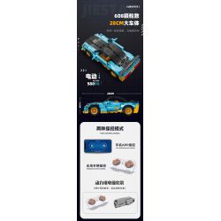 JIESTAR 58096 non  XE THỂ THAO CHEVROLET CORVETTE bộ đồ chơi xếp lắp ráp ghép mô hình Racers Đua Tốc Độ 608 khối
