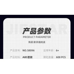 JIESTAR 58096 non  XE THỂ THAO CHEVROLET CORVETTE bộ đồ chơi xếp lắp ráp ghép mô hình Racers Đua Tốc Độ 608 khối