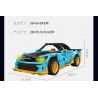 JIESTAR 58096 non  XE THỂ THAO CHEVROLET CORVETTE bộ đồ chơi xếp lắp ráp ghép mô hình Racers Đua Tốc Độ 608 khối