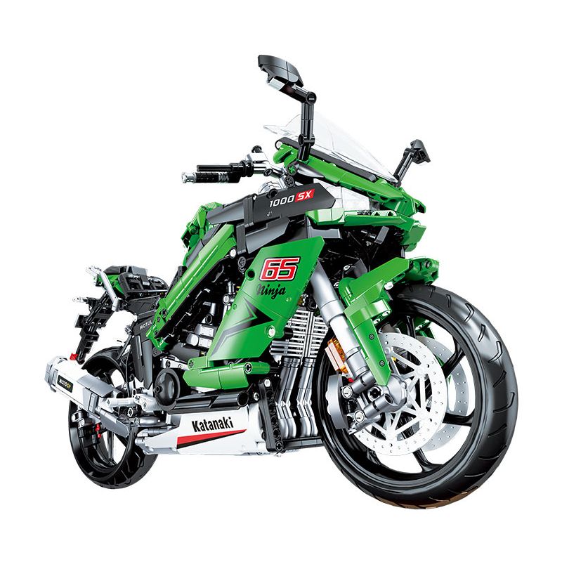 JIESTAR 58053 non Lego MÔ TÔ KAWASAKI NINJA 1000SX bộ đồ chơi xếp lắp ráp ghép mô hình Technic Kỹ Thuật Công Nghệ Cao Mô Hình Phương Tiện 2304 khối