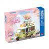 ZHEGAO 663005 non  XE CÀ PHÊ MÈO bộ đồ chơi xếp lắp ráp ghép mô hình STAR COFFEE CAR 1424 khối