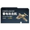WOMA C0639 0639 non  MÁY BAY TẤN CÔNG SẤM SÉT bộ đồ chơi xếp lắp ráp ghép mô hình Military Army POWERFUL MILITARY Quân Sự Bộ Đội 223 khối