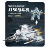 WOMA C0665 0665 MÁY BAY CHIẾN ĐẤU J150 bộ đồ chơi xếp lắp ráp ghép mô hình Military Army POWERFUL MILITARY Quân Sự Bộ Đội 314 khối