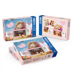 ZHEGAO 663015 HỘP QUÀ NGÀY LỄ TÌNH NHÂN bộ đồ chơi xếp lắp ráp ghép mô hình Creator VALENTINES DAY GIFT BOX Sáng Tạo 1236 khối
