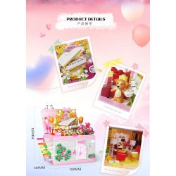 ZHEGAO 663015 HỘP QUÀ NGÀY LỄ TÌNH NHÂN bộ đồ chơi xếp lắp ráp ghép mô hình Creator VALENTINES DAY GIFT BOX Sáng Tạo 1236 khối