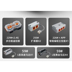 IM.MASTER QIHUI 9828-2 BẬC THẦY MÁY MÓC SIÊU XE DANIU STUNT DRIFT SƠN MÀU ĐỎ TÍA MẠ ĐIỆN tỷ lệ 1:10 bộ đồ chơi xếp lắp ráp ghép mô hình Technic Kỹ Thuật Công Nghệ Cao Mô Hình Phương Tiện 2202 khối