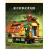CADA DOUBLEE C66031 66031 TÀU RỪNG bộ đồ chơi xếp lắp ráp ghép mô hình FOREST TRAIN 748 khối