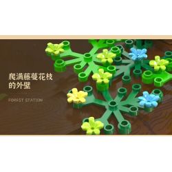 CADA DOUBLEE C66031 66031 TÀU RỪNG bộ đồ chơi xếp lắp ráp ghép mô hình FOREST TRAIN 748 khối