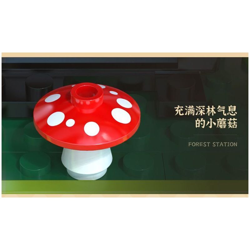 CADA DOUBLEE C66031 66031 TÀU RỪNG bộ đồ chơi xếp lắp ráp ghép mô hình FOREST TRAIN 748 khối