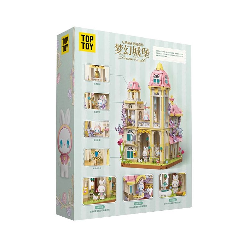 TOP TOY TC2019 2019 KHU RỪNG BÍ MẬT EMMA LÂU ĐÀI TRONG MƠ bộ đồ chơi xếp lắp ráp ghép mô hình 1500 khối