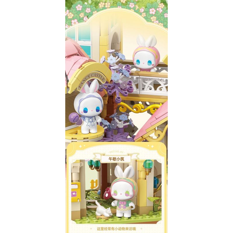 TOP TOY TC2019 2019 KHU RỪNG BÍ MẬT EMMA LÂU ĐÀI TRONG MƠ bộ đồ chơi xếp lắp ráp ghép mô hình 1500 khối