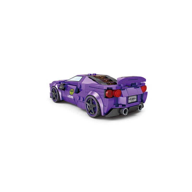 Kazi KY6116 6116 DỰ ÁN XE SANG SIÊU ZINIU VÀ KÉO bộ đồ chơi xếp lắp ráp ghép mô hình Speed Champions Racing Cars Đua Xe Công Thức 281 khối