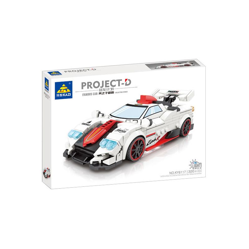 Kazi KY6117 6117 DỰ ÁN Ô TÔ NỔI TIẾNG CON TRAI SIÊU XE GIÓ KÉO LÙI bộ đồ chơi xếp lắp ráp ghép mô hình Speed Champions Racing Cars Đua Xe Công Thức 320 khối
