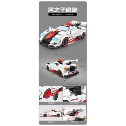 Kazi KY6117 6117 DỰ ÁN Ô TÔ NỔI TIẾNG CON TRAI SIÊU XE GIÓ KÉO LÙI bộ đồ chơi xếp lắp ráp ghép mô hình Speed Champions Racing Cars Đua Xe Công Thức 320 khối