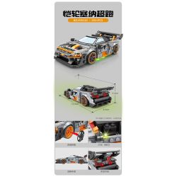 Kazi KY6119 6119 DỰ ÁN XE HƠI NỔI TIẾNG SIÊU KÉO KAILUN SENNA bộ đồ chơi xếp lắp ráp ghép mô hình Speed Champions Racing Cars Đua Xe Công Thức 291 khối