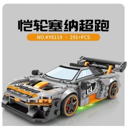 Kazi KY6119 6119 DỰ ÁN XE HƠI NỔI TIẾNG SIÊU KÉO KAILUN SENNA bộ đồ chơi xếp lắp ráp ghép mô hình Speed Champions Racing Cars Đua Xe Công Thức 291 khối