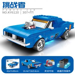 Kazi KY6120 6120 DỰ ÁN XE HƠI NỔI TIẾNG THỂ THAO CHALLENGER bộ đồ chơi xếp lắp ráp ghép mô hình Speed Champions Racing Cars Đua Xe Công Thức 317 khối