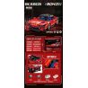 BAKA TECHNOLOGY BK6803 6803 XE THỂ THAO FERRARI DAYTONA SP3 tỷ lệ 1:14 bộ đồ chơi xếp lắp ráp ghép mô hình Technic Kỹ Thuật Công Nghệ Cao Mô Hình Phương Tiện 1229 khối