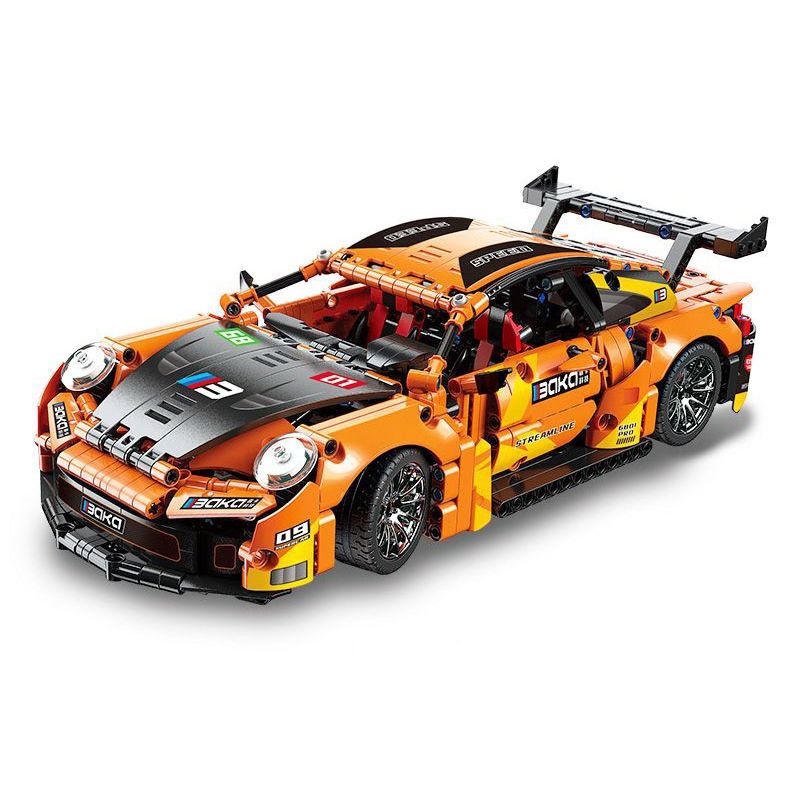 BAKA TECHNOLOGY BK6801 6801 non Lego XE THỂ THAO PORSCHE 911 bộ đồ chơi xếp lắp ráp ghép mô hình Technic Kỹ Thuật Công Nghệ Cao Mô Hình Phương Tiện 1032 khối