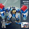 Kazi KY6637 6637 VŨ TRỤ 3 CÁNH TAY TITAN bộ đồ chơi xếp lắp ráp ghép mô hình THIRD UNIVERSE 395 khối