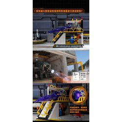 PANTASY 11023 MŨI TÊN XANH·NHÀ MÁY GIẤC MƠ LỬA bộ đồ chơi xếp lắp ráp ghép mô hình City LAND YOUR DREAM IN SPACE Thành Phố 1300 khối