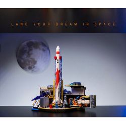 PANTASY 11023 MŨI TÊN XANH·NHÀ MÁY GIẤC MƠ LỬA bộ đồ chơi xếp lắp ráp ghép mô hình City LAND YOUR DREAM IN SPACE Thành Phố 1300 khối