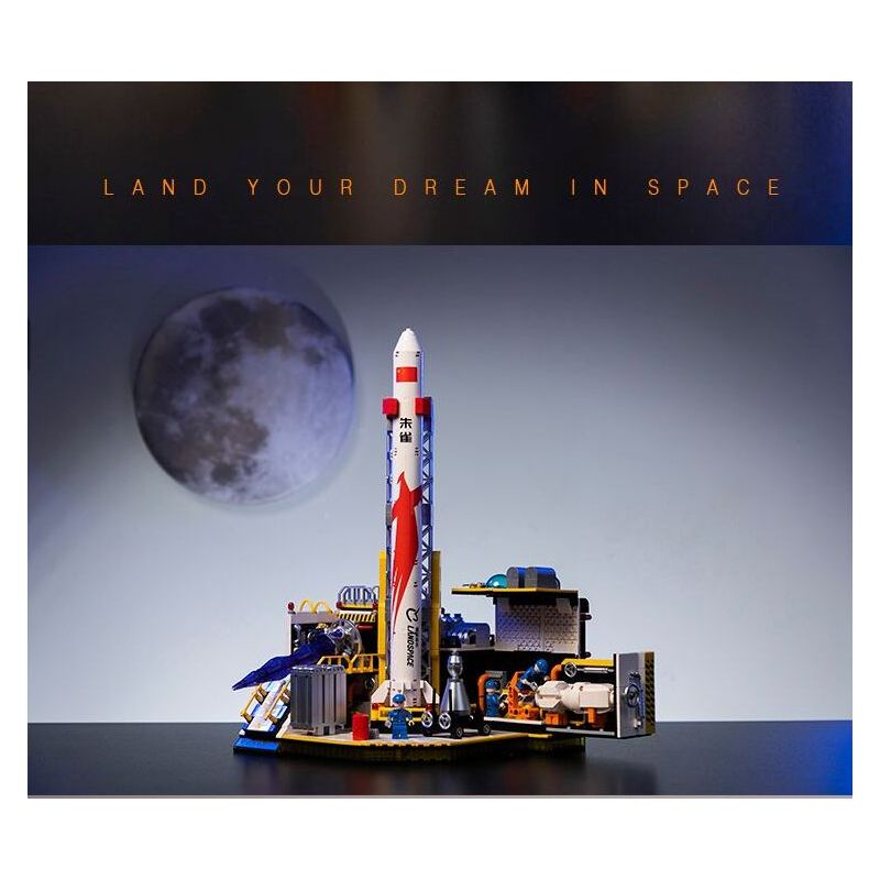 PANTASY 11023 MŨI TÊN XANH·NHÀ MÁY GIẤC MƠ LỬA bộ đồ chơi xếp lắp ráp ghép mô hình City LAND YOUR DREAM IN SPACE Thành Phố 1300 khối