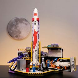 PANTASY 11023 MŨI TÊN XANH·NHÀ MÁY GIẤC MƠ LỬA bộ đồ chơi xếp lắp ráp ghép mô hình City LAND YOUR DREAM IN SPACE Thành Phố 1300 khối