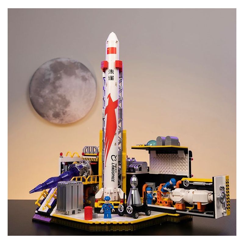 PANTASY 11023 MŨI TÊN XANH·NHÀ MÁY GIẤC MƠ LỬA bộ đồ chơi xếp lắp ráp ghép mô hình City LAND YOUR DREAM IN SPACE Thành Phố 1300 khối