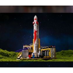 PANTASY 11023 MŨI TÊN XANH·NHÀ MÁY GIẤC MƠ LỬA bộ đồ chơi xếp lắp ráp ghép mô hình City LAND YOUR DREAM IN SPACE Thành Phố 1300 khối