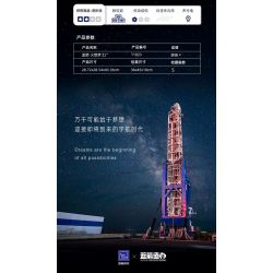 PANTASY 11023 MŨI TÊN XANH·NHÀ MÁY GIẤC MƠ LỬA bộ đồ chơi xếp lắp ráp ghép mô hình City LAND YOUR DREAM IN SPACE Thành Phố 1300 khối