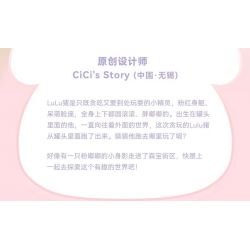 SEMBO 608073 KHU MA THUẬT TUYỆT VỜI CỦA LULU PIG NHÀ HÀNG BURGER bộ đồ chơi xếp lắp ráp ghép mô hình 444 khối