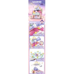 SEMBO 608071 KHU MA THUẬT TUYỆT VỜI CỦA LULU PIG HIỆU SÁCH BÓI TOÁN bộ đồ chơi xếp lắp ráp ghép mô hình 883 khối