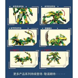 LE YI 62018 QUAN VŨ CƠ THƯƠNG LONG bộ đồ chơi xếp lắp ráp ghép mô hình 638 khối