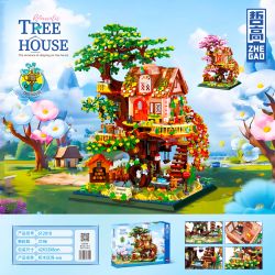 ZHEGAO 612010 NHÀ TRÊN CÂY bộ đồ chơi xếp lắp ráp ghép mô hình Creator TREEHOUSE Sáng Tạo 3196 khối ZHEGAO 612010 NHÀ TRÊN CÂY bộ đồ chơi xếp lắp ráp ghép mô hình Creator TREEHOUSE Sáng Tạo 3196 khối