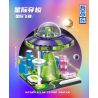 ZHEGAO HT1008 1008 TÀU CON THOI GIỮA CÁC VÌ SAO ĐĨA BAY bộ đồ chơi xếp lắp ráp ghép mô hình INTERSTELLAR TRAVEL FLYING SAUCER