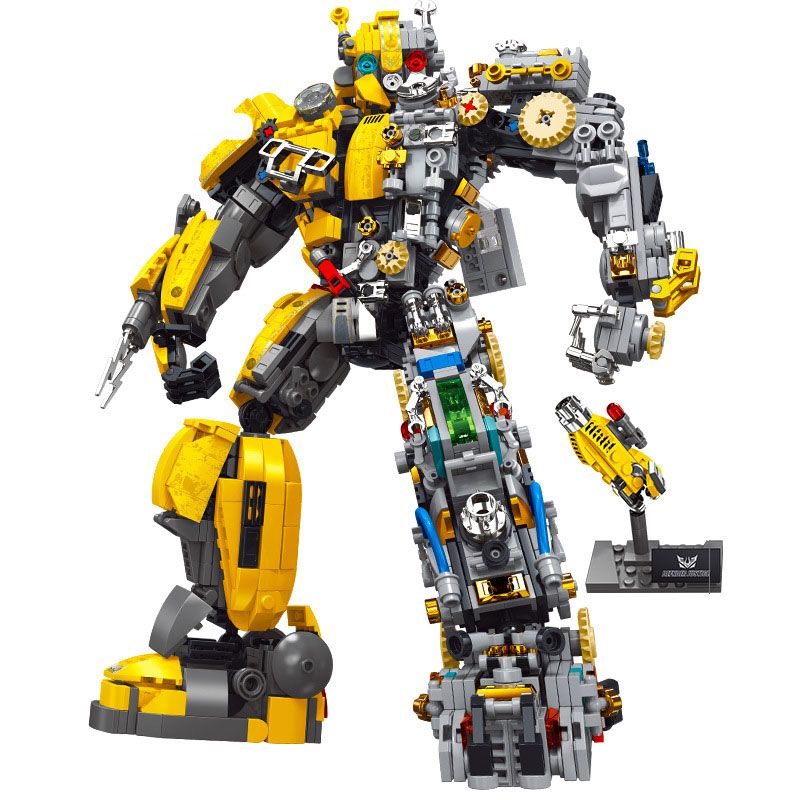 LW 7037 non Lego MECHA BUMBLEBEE bộ đồ chơi xếp lắp ráp ghép mô hình Movie & Game DEFNDER JUSTICE Phim Và Trò Chơi 1586 khối