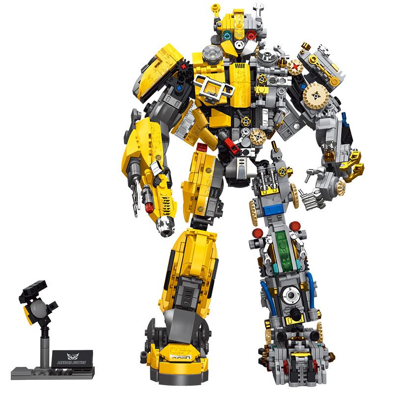 LW 7037 non  MECHA BUMBLEBEE bộ đồ chơi xếp lắp ráp ghép mô hình Movie & Game DEFNDER JUSTICE Phim Và Trò Chơi 1586 khối