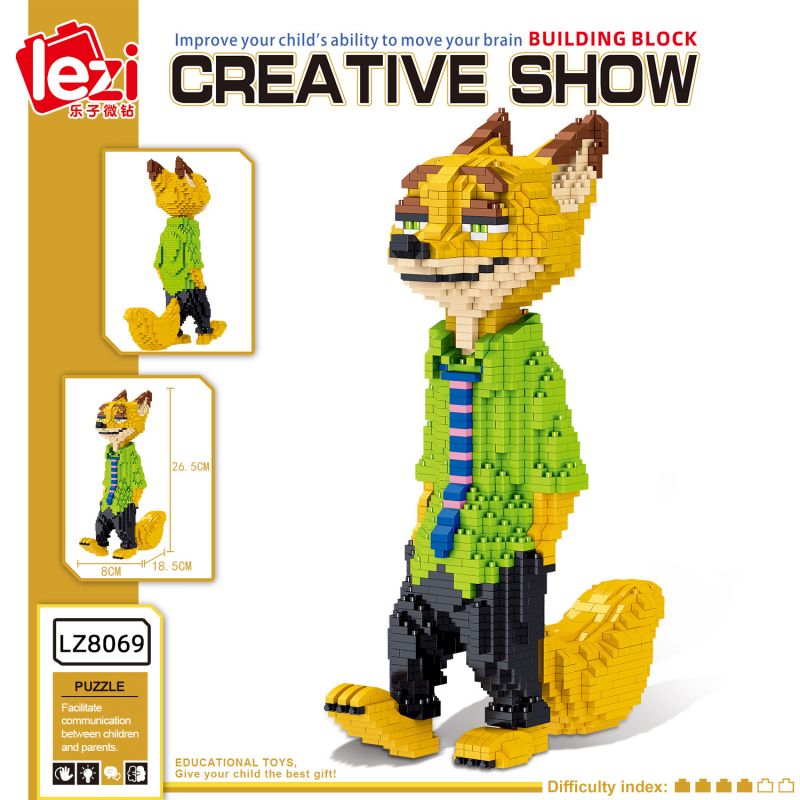 LEZI LN8069 8069 non  BIỆT DANH bộ đồ chơi xếp lắp ráp ghép mô hình Movie & Game Phim Và Trò Chơi 1841 khối