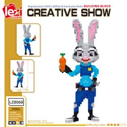 LEZI LN8068 8068 non  JUDY bộ đồ chơi xếp lắp ráp ghép mô hình Movie & Game Phim Và Trò Chơi 1463 khối