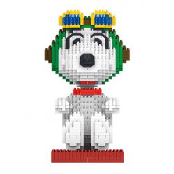 LEZI LN8105 8105 non  THÍ ĐIỂM RÌNH MÒ bộ đồ chơi xếp lắp ráp ghép mô hình Movie & Game SNOOPY Phim Và Trò Chơi 1463 khối