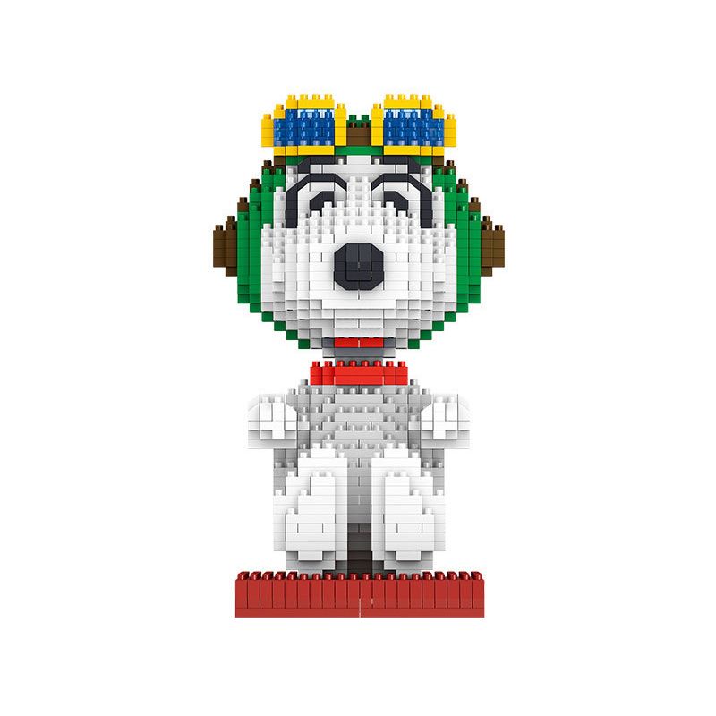 LEZI LN8105 8105 non  THÍ ĐIỂM RÌNH MÒ bộ đồ chơi xếp lắp ráp ghép mô hình Movie & Game SNOOPY Phim Và Trò Chơi 1463 khối