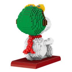 LEZI LN8105 8105 non  THÍ ĐIỂM RÌNH MÒ bộ đồ chơi xếp lắp ráp ghép mô hình Movie & Game SNOOPY Phim Và Trò Chơi 1463 khối