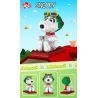LEZI LN8105 8105 non  THÍ ĐIỂM RÌNH MÒ bộ đồ chơi xếp lắp ráp ghép mô hình Movie & Game SNOOPY Phim Và Trò Chơi 1463 khối