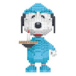 LEZI LN8104 8104 non  ĐỒ NGỦ SNOOPY bộ đồ chơi xếp lắp ráp ghép mô hình Movie & Game Phim Và Trò Chơi 1511 khối